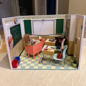 Our Generation 18” doll classroom